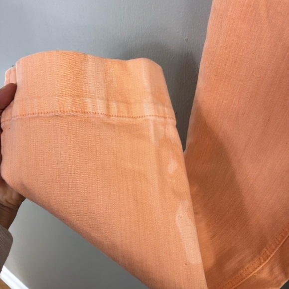 ⛔️SOLD⛔️Anthro Pilcro Orange High Rise Flare Denim - Picture 7 of 7